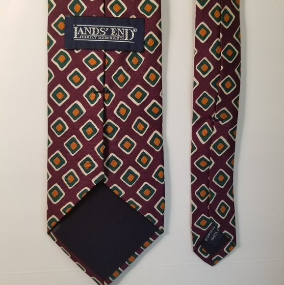 Lands End silk necktie - Picture 3 of 8